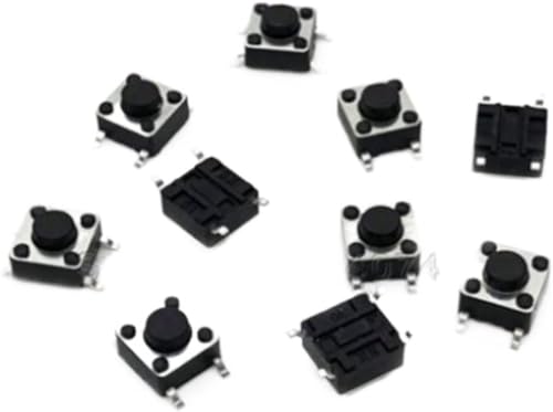 100PCS SMD Schalter 6 * 6 * 4,3mm 6 * 6 * 5mm 6mm 7mm 6X6 4Pin Tactile Tact Push Button Micro Schalter Selbst-Reset Schalter elektronischer Schalter von CHRISK