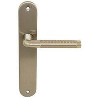 2 Tolbiac-Türgriffe, Verriegelung/Entriegelung, mattes Aluminium, 195 mm CHRISLIGNE von CHRISLIGNE