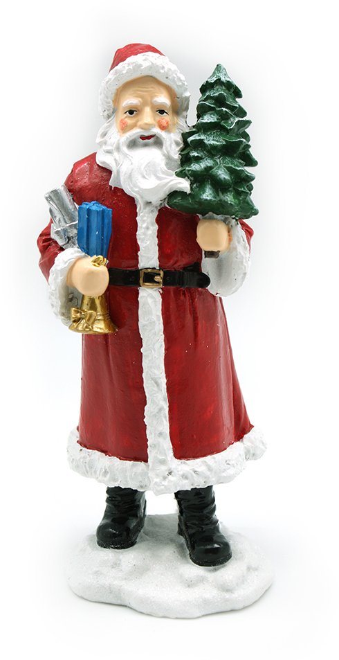 CHRISTMAS GOODS by Inge Weihnachtsmann Weihnachtsdeko rot (1 St), aus Polyresin, Höhe ca. 20 cm von CHRISTMAS GOODS by Inge