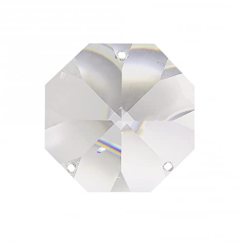 10x Kristall Koppen 16mm Kristallklar 3-Loch achtkantig Oktagon Hochbleikristall für Kronleuchter von CHRISTOPH PALME
