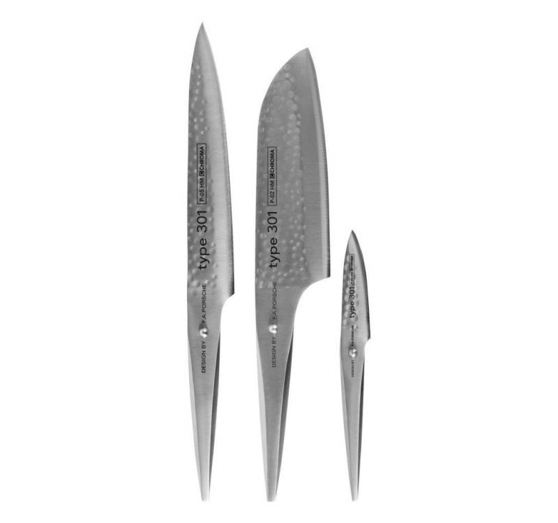 CHROMA Messer-Set P-529 HM type 301 Messerset P-5 HM, P-2 HM und P-9 HM (Spar-Set, 3-tlg) von CHROMA