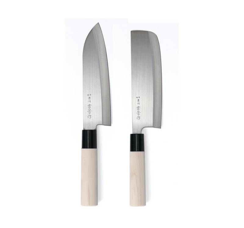 CHROMA Messer-Set Haiku Home Messerset Santoku + Nakiri (Spar-Set, 2-tlg) von CHROMA