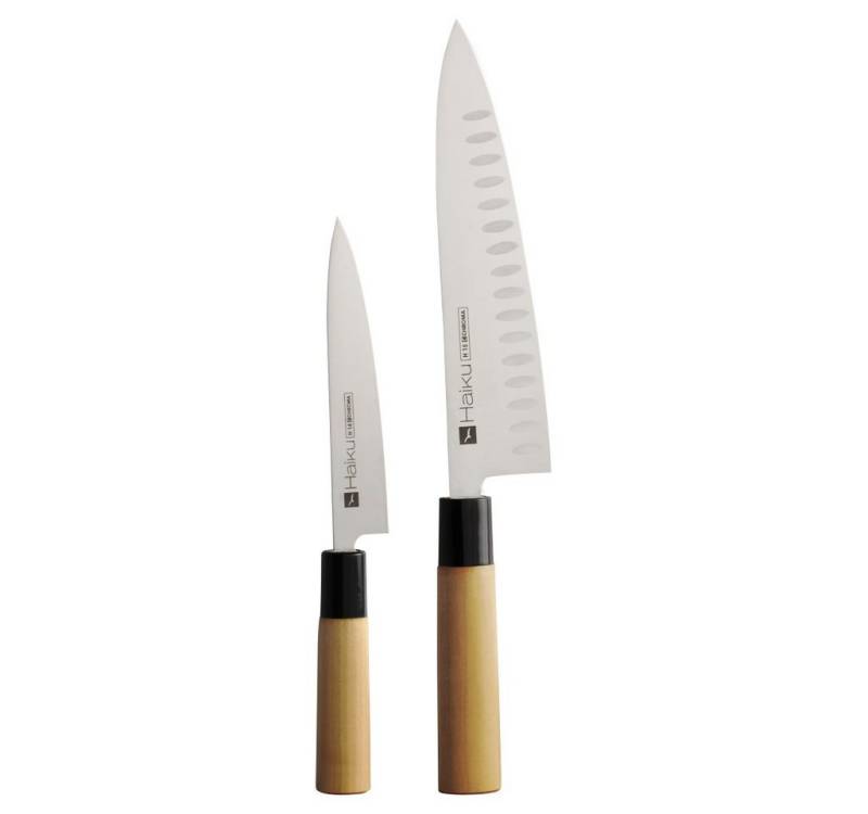 CHROMA Messer-Set Haiku Messer-Set: Kochmesser Kullen + kleines Fischmesser (Spar-Set, 2-tlg) von CHROMA