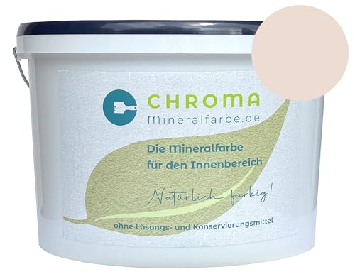 CHROMA Mineralfarbe für den Innenbereich | Langlebige Silikatfarbe | Scheuerbeständig und allergikergeeignet | Wandfarbe gegen Schimmel | Hochdeckend und ergiebig CHROMA Mineralfarbe für den Innenbereich | Langlebige Silikatfarbe | Scheuerbeständig und allergikergeeignet | Wandfarbe gegen Schimmel | Hochdeckend und ergiebig von CHROMA