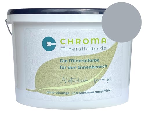 CHROMA Mineralfarbe für den Innenbereich | Langlebige Silikatfarbe | Scheuerbeständig und allergikergeeignet | Wandfarbe gegen Schimmel | Hochdeckend und ergiebig CHROMA Mineralfarbe für den Innenbereich | Langlebige Silikatfarbe | Scheuerbeständig und allergikergeeignet | Wandfarbe gegen Schimmel | Hochdeckend und ergiebig von CHROMA