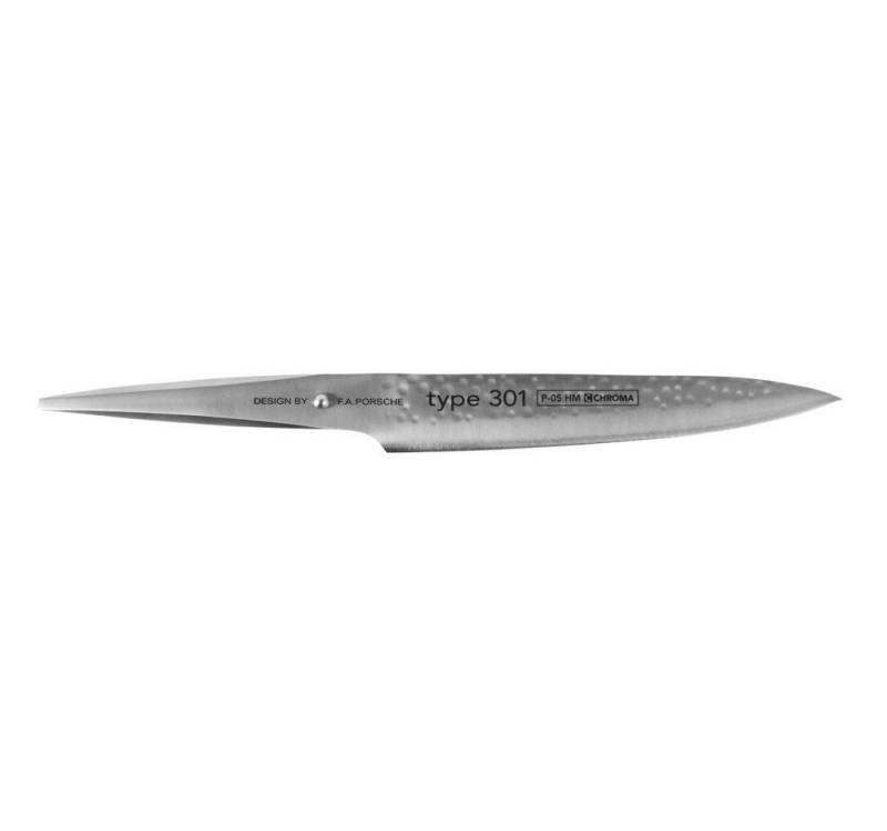 CHROMA Tranchiermesser P-05 HM Type 301 Tranchiermesser mit Hammerschlagoptik von CHROMA