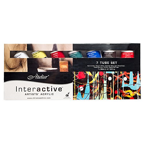 Chroma Atelier Interactive Acryl 80ml 7-Tubes von CHROMA