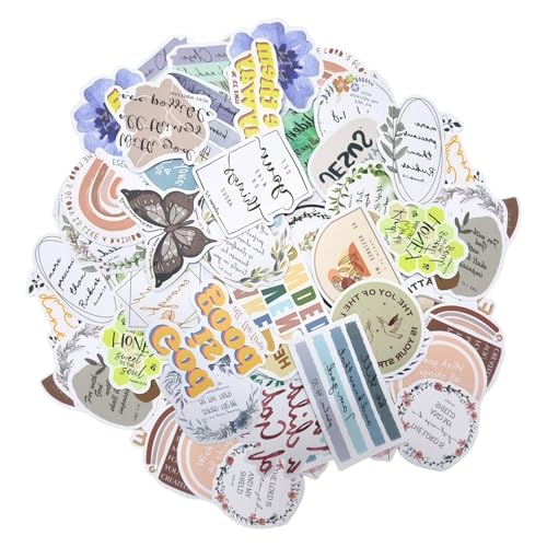 CHROMACRAFT 100 Inspirierende Textaufkleber, Text-Graffiti-Aufkleber Und Kreative Aufkleber Können Zum Dekorieren Von Wasserflaschen, Notizbüchern Und Sammelalben Verwendet Werden von CHROMACRAFT