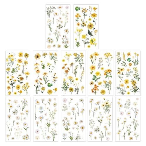 CHROMACRAFT 12 Gänseblümchen-Aufkleber, Retro-Pflanzenaufkleber, Wasserfeste Aufkleber, Können Zum Dekorieren Von Wasserflaschen, Sammelalben, Fenstern Verwendet Werden CHROMACRAFT 12 Gänseblümchen-Aufkleber, Retro-Pflanzenaufkleber, Wasserfeste Aufkleber, Können Zum Dekorieren Von Wasserflaschen, Sammelalben, Fenstern Verwendet Werden von CHROMACRAFT