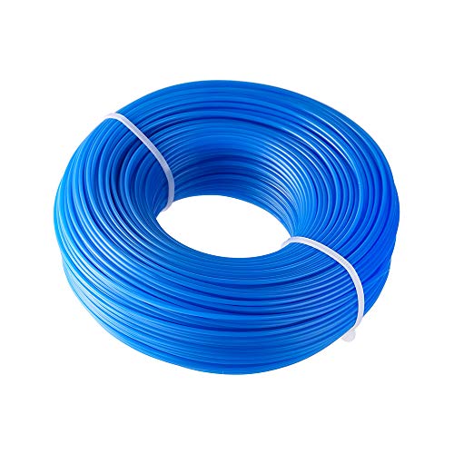 CHRORINE Rasentrimmer Faden 1,6 mm x 100 m Runde Trimmerfaden Mähfaden Fadenspule Ersatzfaden Rasentrimmer Schnur von CHRORINE