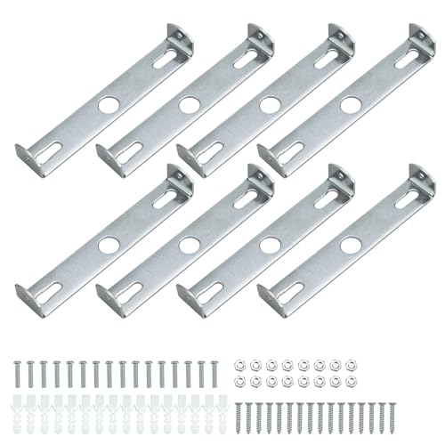 CHSEROK 8 Stück Deckenleuchte Halterung, 105mm Lampenhalterung Decke mit Befestigungsschrauben, Lampen Zubehör für Kronleuchter und Wandleuchten von CHSEROK