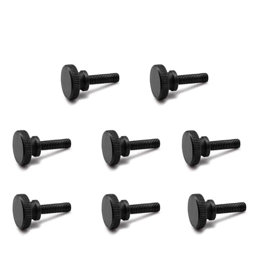 CHSEROK M6 Schrauben, 8 Stück Rändelschraube 20 mm, Klemmschraube Schwarz Kohlenstoffstahl, Für Mechanische Geräte, Instrumente, Zähler Und Haushaltsgeräte CHSEROK M6 Schrauben, 8 Stück Rändelschraube 20 mm, Klemmschraube Schwarz Kohlenstoffstahl, Für Mechanische Geräte, Instrumente, Zähler Und Haushaltsgeräte von CHSEROK