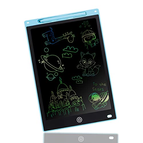 LCD Schreibtafel, CHSEROK 12 Zoll Farbzeichentablett Kinder, Kein Blaues Licht, Flexibler Bildschirm, Augenschutz und Energieeinsparung, Kann zum Zeichnen und Memo Verwendet Werden von CHSEROK