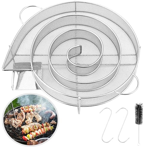CHSG Grill Holzstaub Rauchgenerator, Kaltrauchgenerator, Kaltrauchgenerator für Grill im Edelstahl Design, Edelstahl heiß, Outdoor Smoker für jeden Grill oder Schrank, klein CHSG Grill Holzstaub Rauchgenerator, Kaltrauchgenerator, Kaltrauchgenerator für Grill im Edelstahl Design, Edelstahl heiß, Outdoor Smoker für jeden Grill oder Schrank, klein von CHSG