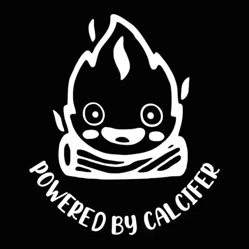 CHSLO Angetrieben von Calcifer Kraftstofftankdeckel Auto Aufkleber Abdeckung Kratzer Fenster Aufkleber für Motorrad Laptop Telefon Helm Dekoration CHSLO Angetrieben von Calcifer Kraftstofftankdeckel Auto Aufkleber Abdeckung Kratzer Fenster Aufkleber für Motorrad Laptop Telefon Helm Dekoration von CHSLO