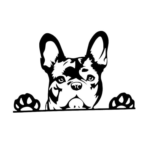 CHSLO Auto Aufkleber Kreative Pfoten Up Französische Bulldogge Frenchie Bully Hund Automobile Motorräder Außenzubehör Vinyl Aufkleber von CHSLO