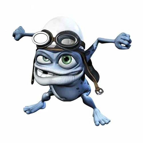 CHSLO Auto Aufkleber Motorrad Aufkleber Lustig Verrückter Frosch Cartoon Dekoratives Zubehör, um Kratzer wasserdicht abzudecken von CHSLO