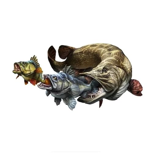 CHSLO Große Fisch Kunst Auto Dekoration CarCarp Angelwagen Aufkleber Dodge Rennrad Fenster PVC Aufkleber CHSLO Große Fisch Kunst Auto Dekoration CarCarp Angelwagen Aufkleber Dodge Rennrad Fenster PVC Aufkleber von CHSLO