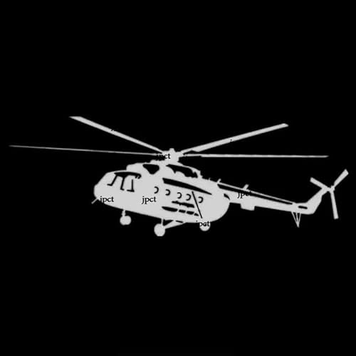 CHSLO Hubschrauber Mi-8 Flugzeug Auto Aufkleber Automobile Motorräder Außenzubehör PVC Aufkleber von CHSLO
