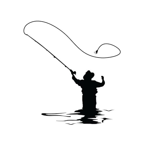CHSLO Lustige Fliegenfischen Fisch Auto Aufkleber Automobile Motorräder Außenzubehör Vinyl Aufkleber CHSLO Lustige Fliegenfischen Fisch Auto Aufkleber Automobile Motorräder Außenzubehör Vinyl Aufkleber von CHSLO