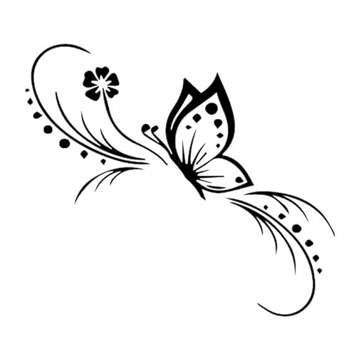 CHSLO Lustige Schmetterling Blume Dekoration Blumen Kunst Auto Aufkleber Automobile Motorräder Außenzubehör Vinyl Aufkleber CHSLO Lustige Schmetterling Blume Dekoration Blumen Kunst Auto Aufkleber Automobile Motorräder Außenzubehör Vinyl Aufkleber von CHSLO