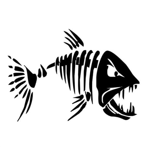 CHSLO Verrückter Fisch Lustige Fensterdekoration Auto Aufkleber Auto Motorrad Außenzubehör Vinyl Aufkleber CHSLO Verrückter Fisch Lustige Fensterdekoration Auto Aufkleber Auto Motorrad Außenzubehör Vinyl Aufkleber von CHSLO