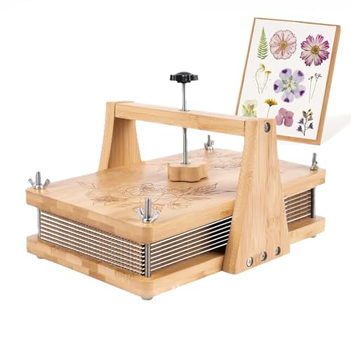 CHSUFBTY Großes Presswerkzeug-Set · Gleichmäßiger Druck · 11 X 8 Zoll · Presswerkzeuge Aus Holz · DIY-kunstkreation for Handarbeitsbegeisterte CHSUFBTY Großes Presswerkzeug-Set · Gleichmäßiger Druck · 11 X 8 Zoll · Presswerkzeuge Aus Holz · DIY-kunstkreation for Handarbeitsbegeisterte von CHSUFBTY