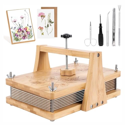 CHSUFBTY Presswerkzeug-Set Aus Holz · 6-Lagige Struktur · 11 X 7 Zoll Gleichmäßiges Druckdesign · Handgefertigte Kunst for Erwachsene for Paare von CHSUFBTY