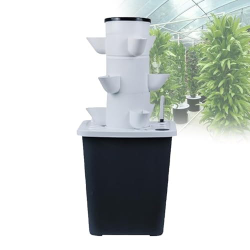 Hydrokultur-Set – 3–6 Ebenen, wiederverwendbar und langlebig – 90 % Wasserersparnis, Aeroponik-System – 3 x schnelleres Wachstum for Kräuter und Blattgemüse – einfache Einrichtung, keine Erde erforder Hydrokultur-Set – 3–6 Ebenen, wiederverwendbar und langlebig – 90 % Wasserersparnis, Aeroponik-System – 3 x schnelleres Wachstum for Kräuter und Blattgemüse – einfache Einrichtung, keine Erde erforder von CHSUFBTY