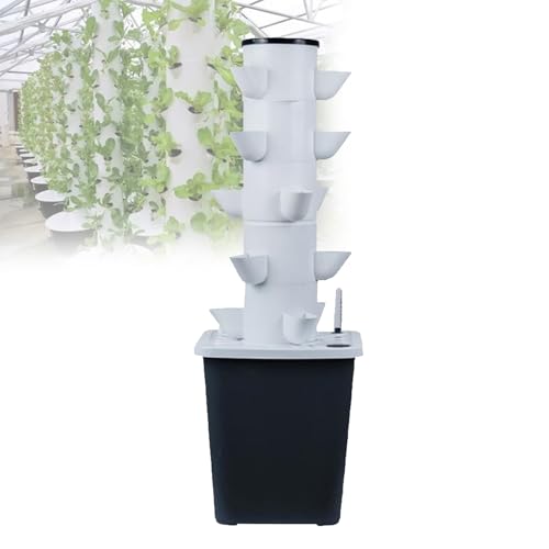 Hydrokultur-Set – 3–6 Ebenen, wiederverwendbar und langlebig – 90 % Wasserersparnis, Aeroponik-System – 3 x schnelleres Wachstum for Kräuter und Blattgemüse – einfache Einrichtung, keine Erde erforder Hydrokultur-Set – 3–6 Ebenen, wiederverwendbar und langlebig – 90 % Wasserersparnis, Aeroponik-System – 3 x schnelleres Wachstum for Kräuter und Blattgemüse – einfache Einrichtung, keine Erde erforder von CHSUFBTY
