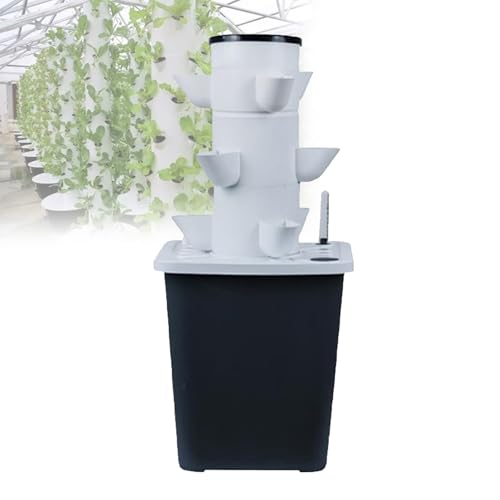 Hydrokultur-Set – 3–6 Ebenen, wiederverwendbar und langlebig – 90 % Wasserersparnis, Aeroponik-System – 3 x schnelleres Wachstum for Kräuter und Blattgemüse – einfache Einrichtung, keine Erde erforder Hydrokultur-Set – 3–6 Ebenen, wiederverwendbar und langlebig – 90 % Wasserersparnis, Aeroponik-System – 3 x schnelleres Wachstum for Kräuter und Blattgemüse – einfache Einrichtung, keine Erde erforder von CHSUFBTY
