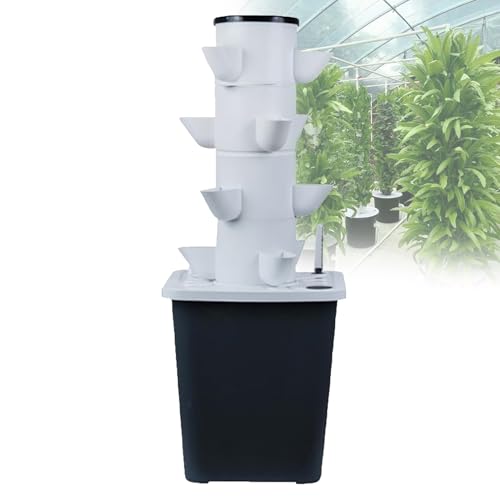 Hydrokultur-Set – 3–6 Ebenen, wiederverwendbar und langlebig – 90 % Wasserersparnis, Aeroponik-System – 3 x schnelleres Wachstum for Kräuter und Blattgemüse – einfache Einrichtung, keine Erde erforder Hydrokultur-Set – 3–6 Ebenen, wiederverwendbar und langlebig – 90 % Wasserersparnis, Aeroponik-System – 3 x schnelleres Wachstum for Kräuter und Blattgemüse – einfache Einrichtung, keine Erde erforder von CHSUFBTY