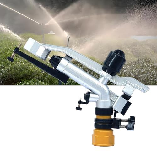 Impulsregner mit 360-Grad-automatikrotationsfunktion. Großflächiger Bewässerungsstrahl. Geeignet for Gartenbau, Landwirtschaft Und Industrie. von CHSUFBTY