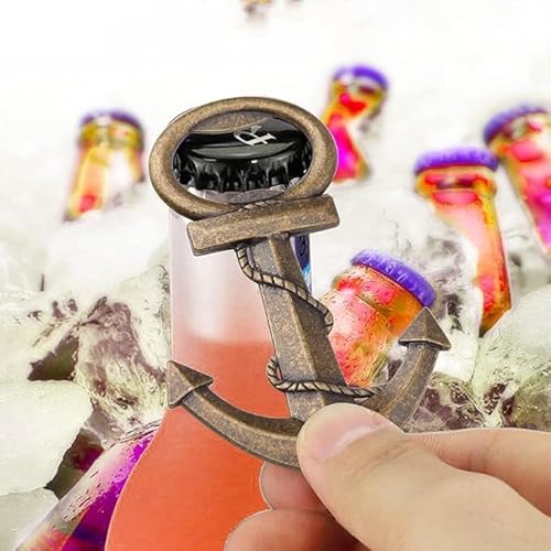 1 Stück Anker-Flaschenöffner, 1 Stück Verpackungsbox, Lustiger Flaschenöffner Für Männer, Lustige Geschenke, Maritime Geschenke, Nautische Accessoires, Bierflaschenöffner Lustig von CHSZSH