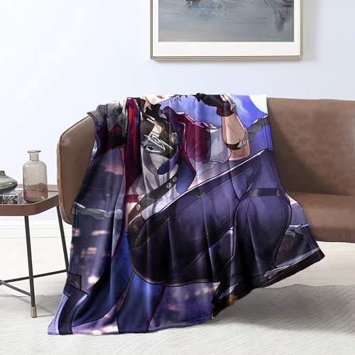 Honkai Star Rail Sampo Koski Flanelldecke mit 3D Muster, Fleecedecke, weich, für Sofa, Bett, Couch, Einzelbett, Herbst und Winterdecken, Kinderbettwäsche, 150 x 200 cm, Flanell Honkai Star Rail Sampo Koski Flanelldecke mit 3D Muster, Fleecedecke, weich, für Sofa, Bett, Couch, Einzelbett, Herbst und Winterdecken, Kinderbettwäsche, 150 x 200 cm, Flanell von CHTLIFQ