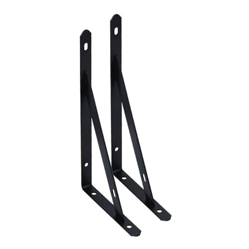 CHTME Regalhalterungen 2 Stück 250 * 155 * 16mm Regalhalterung Dreieckig Regalwinkel Winkelträger Klapptisch Wand Dreieck-Halterung Klappbare Regalhalterun Wand Regalträger Winkel Regal Wandkonsole CHTME Regalhalterungen 2 Stück 250 * 155 * 16mm Regalhalterung Dreieckig Regalwinkel Winkelträger Klapptisch Wand Dreieck-Halterung Klappbare Regalhalterun Wand Regalträger Winkel Regal Wandkonsole von CHTME