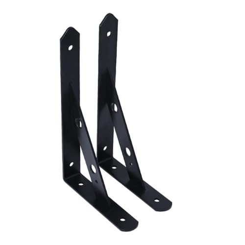 CHTME Regalhalterungen 2 Stück 350 * 215 * 25mm Regalhalterung Dreieckig Regalwinkel Winkelträger Klapptisch Wand Dreieck-Halterung Klappbare Regalhalterun Wand Regalträger Winkel Regal Wandkonsole von CHTME