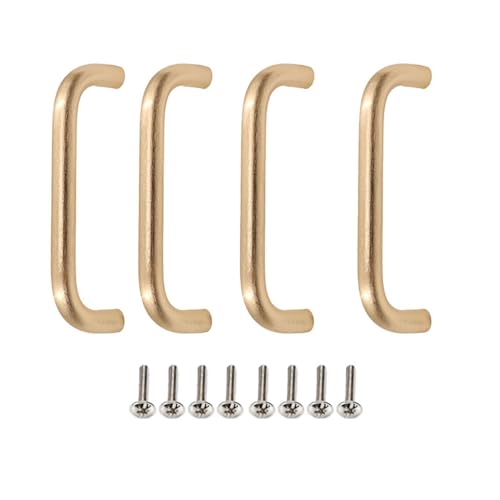 CHTME Schrankgriffe 4 Stück Möbelgriffe Küchen Schubladengriffe 128mm Lochabstand Aluminium Möbelgriffe Bügelgriff Griffe für Küchenschränke Schubladenzug Kleiderschrank Griffe für Küche Möbel von CHTME