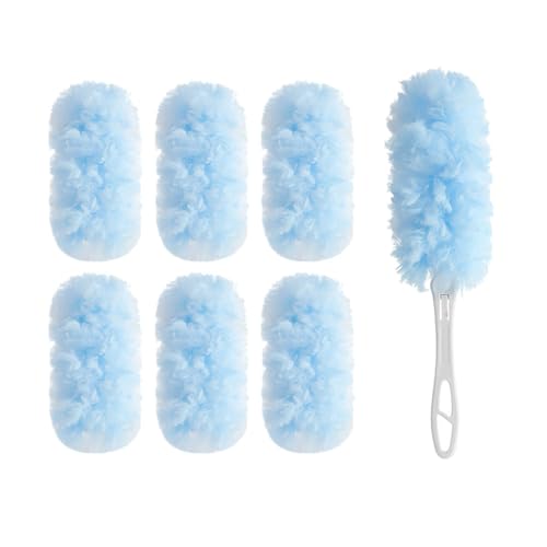 CHTME Staubwedel 1 Set Staubmagnet Staubwedel 360°Staubwedel Swiffer Duster Staubmagnet Staubmagnet Nachfüllpack Stifter Duster Staubmagnet Magnet Staubwedel Duster Staubmagnet für Tierhaare von CHTME