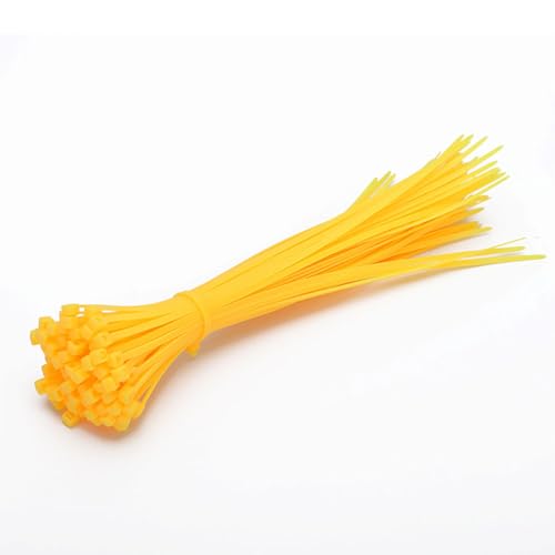 Kabelbinder 100 Stück 4 * 100mm Kabelbinder Wiederverschließbar Nylon-kabelbinder Selbstsichernde Kabelbinder Wiederverwendbares Nylonband für Zur Ordnung von Kabeln Gartenarbeit Hause ﻿ von CHTME