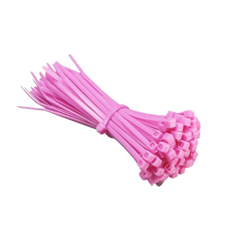Kabelbinder 100 Stück 4 * 350mm Kabelbinder Wiederverschließbar Nylon-kabelbinder Selbstsichernde Kabelbinder Wiederverwendbares Nylonband für Zur Ordnung von Kabeln Gartenarbeit Hause ﻿ von CHTME
