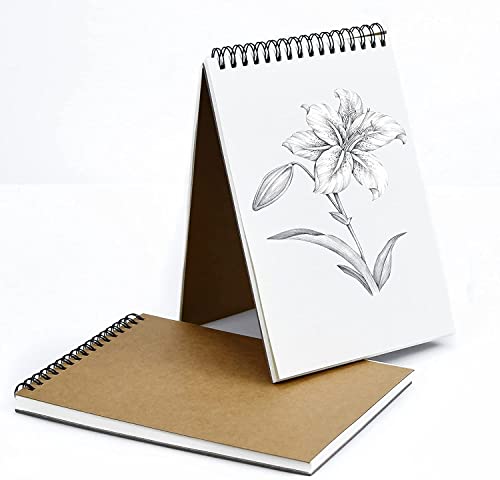 2 Stück A5 Skizzenbuch Spiralbindung Skizzen Buch je 30 Seiten 160g Papier 2 Stück A5 Skizzenbuch Spiralbindung Skizzen Buch je 30 Seiten 160g Papier von CHUANGOU