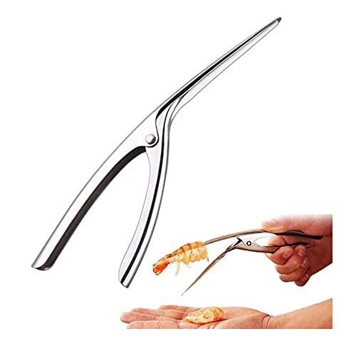 CHUANGOU Shrimp Peeler Stainless Steel Shrimp Peeler Prawn Peeler for Crustfish for Easy and Quick Shrimp Peeling, Tool Tweezers CHUANGOU Shrimp Peeler Stainless Steel Shrimp Peeler Prawn Peeler for Crustfish for Easy and Quick Shrimp Peeling, Tool Tweezers von CHUANGOU