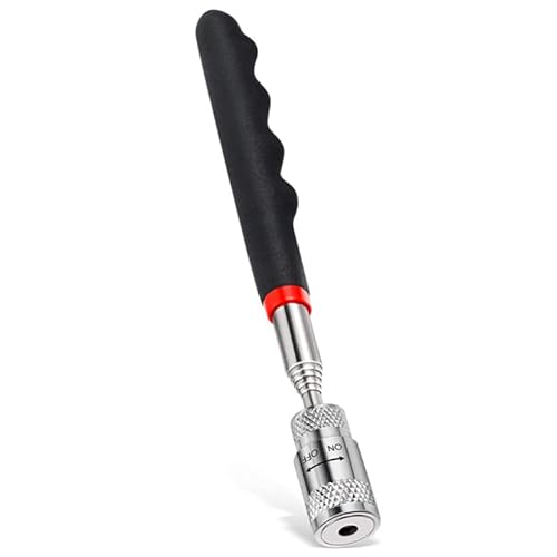 CHUANGOU Teleskopische Magnetische Pick Up Tool Stabmagnete mit LED Lampe Teleskopmagnetstab Handheld Tool von LAOSEP