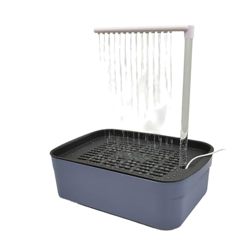 Automatische Papageiendusche Badewanne - Große Kapazität Indoor Vogeltränke mit einfacher Installation für die meisten Papageienrassen Automatische Papageiendusche Badewanne - Große Kapazität Indoor Vogeltränke mit einfacher Installation für die meisten Papageienrassen von CHUANYGU