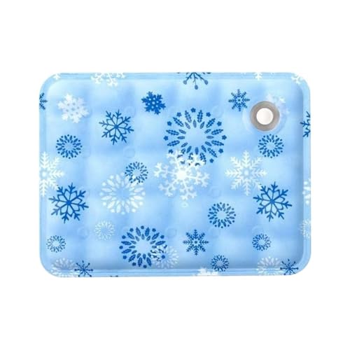CHUANYGU Haustier-Kühlmatte für Hunde und Katzen, wiederverwendbares, wassergefülltes Eiskissen mit rutschfester Unterseite, hitzebeständige Gel-Technologie für drinnen und draußen (40 x 50 cm) von CHUANYGU