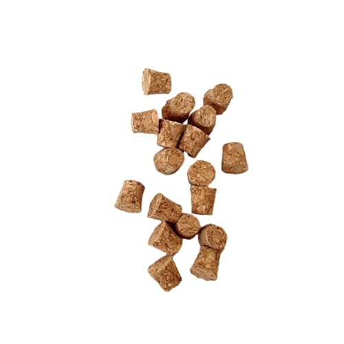 CHUANYGU Vogel-Kauspielzeug aus natürlichem Holz mit Korken für Papageien, Wellensittiche und kleine Vögel, Käfig zum Aufhängen, Backenzähne & Übungsspielzeug (D) von CHUANYGU