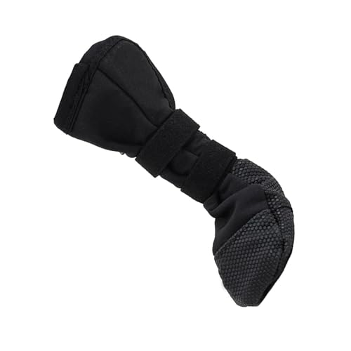 Hundeschuhe zur Wundversorgung – wasserabweisender Pfotenschutz mit verstellbaren Riemen, atmungsaktive postchirurgische Hundeschuhe (7,9 x 8,9 cm) von CHUANYGU
