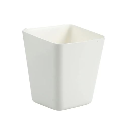 CHUDANN Hängender Kunststoff-Aufbewahrungskorb for den Haushalt, tragbarer Aufbewahrungsbox-Behälter, for Küche und Badezimmer (Color : White) von CHUDANN