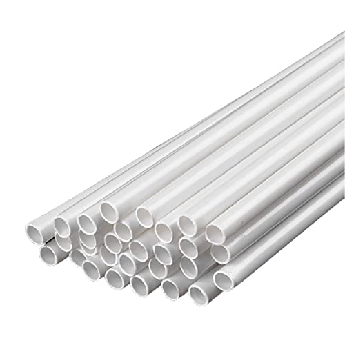 30 Stück ABS-Kunststoffrohre, Durchmesser 2–4 mm, Hohlstablänge 500 mm, geeignet for handgefertigtes Sandtischmaterial for Selbermachen(Diameter 2.5mm) von CHUDOU